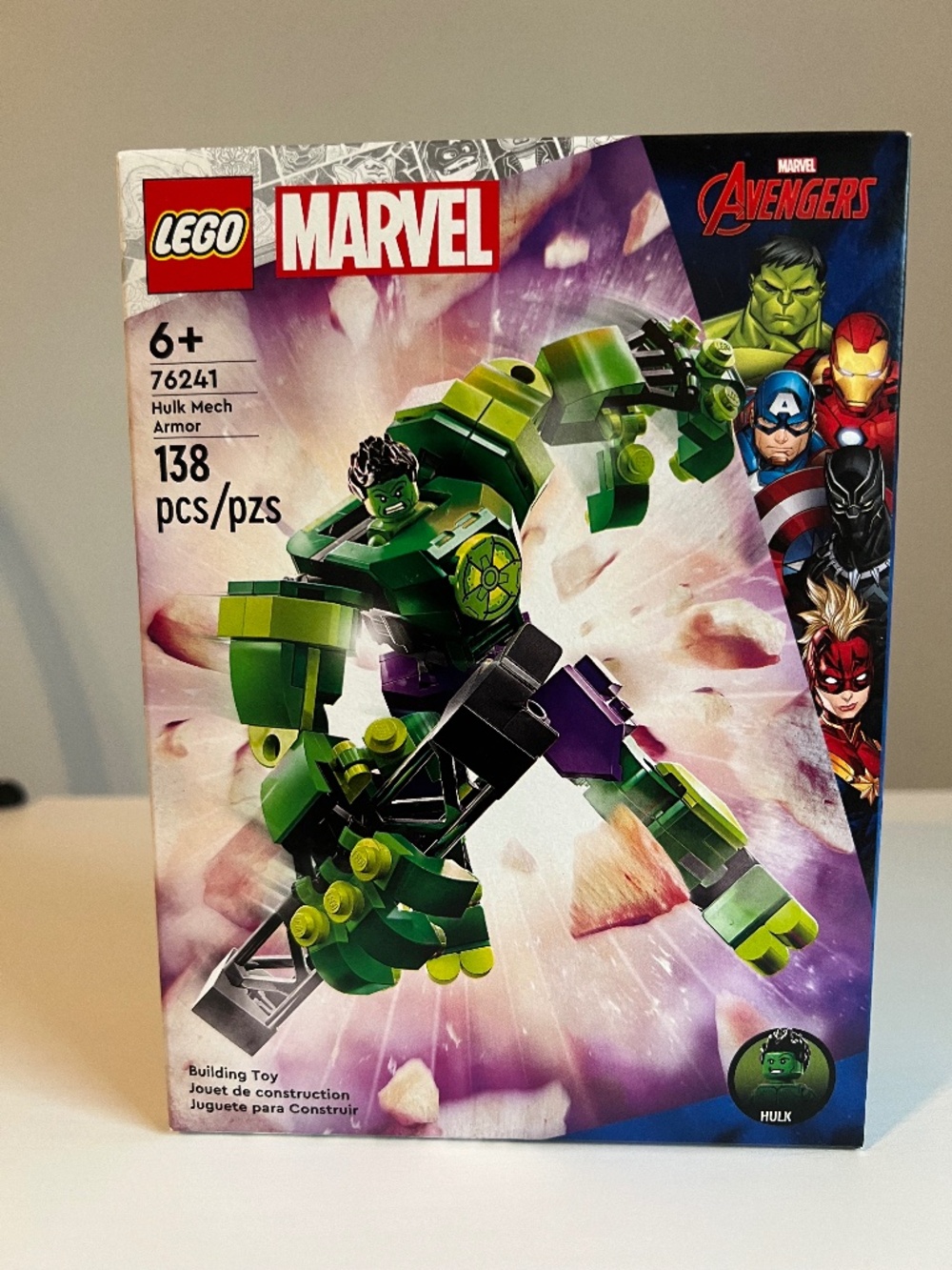 Lego 76241 Avengers Hulk Mech Armor
